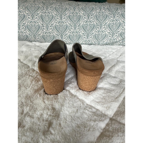 NWT Papillio Birkenstock Namica Wedge Slide Sandal Womens‎ 38 Metallic Gold - Picture 12 of 16